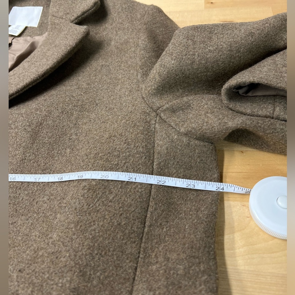 H&M women’s Brown Trench Coat,size medium - Picture 10 of 13